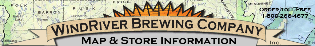 Map and Store Info For WindRiver Homebrewing and Winemaking Store